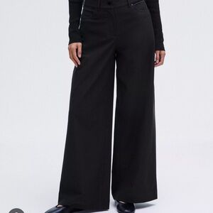 lululemon athletica Black Wide Leg Pants